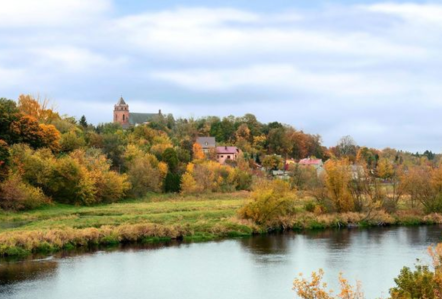Panorama miasta Różan, fot. UMiG Różan (Facebook)