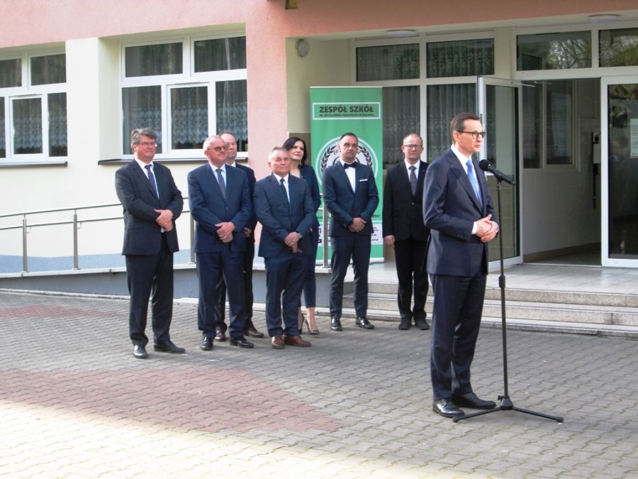 Premier odwiedził Żuromin i Zieloną